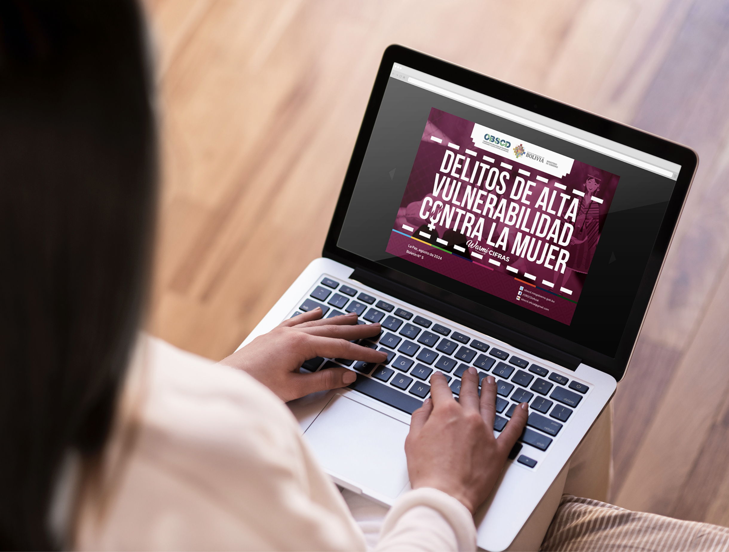El boletín elaborado por el Observatorio Boliviano de Seguridad Ciudadana y Lucha Contra las Drogas (OBSCD) expone casi 250 mil denuncias de delitos cometidos contra las mujeres en el país.