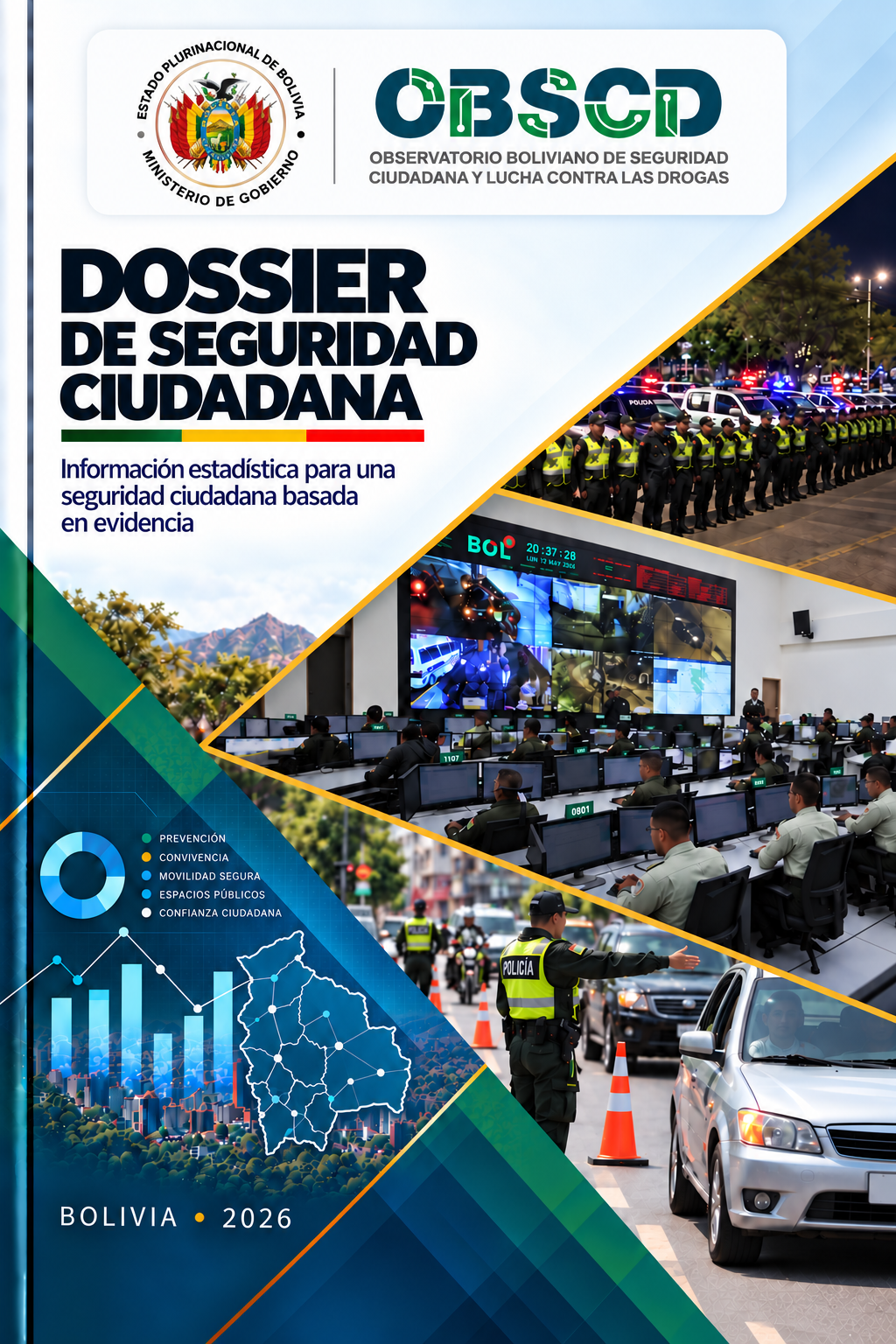 Portada del Dossier de Seguridad Ciudadana del OBSCD