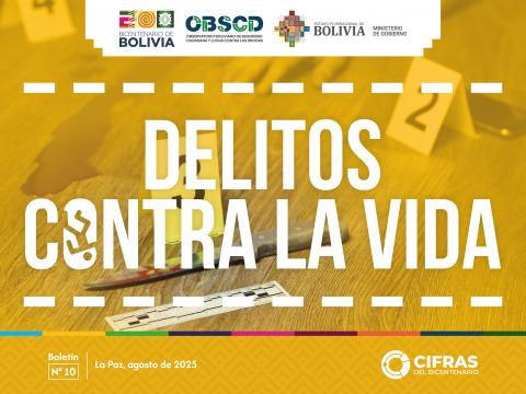 Delitos contra la vida - Boletín N° 10 (a may. 2025)