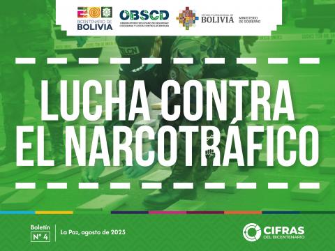Lucha contra el narcotráfico - Boletín N° 4 (a jun. 2025)